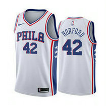 Nike Philadelphia 76ers #42 Al Horford White Game Authentic Stitched NBA Jersey