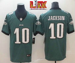 Nike Philadelphia Eagles #10 DeSean Jackson Green 24-25 Super Bowl LIX Football Jersey