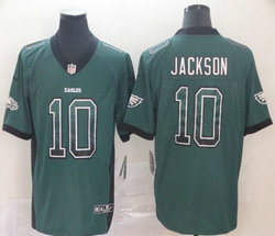 Nike Philadelphia Eagles #10 DeSean Jackson Green Drift Fashion Vapor Untouchable Authentic Stitched NFL Jersey