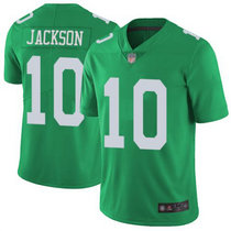 Nike Philadelphia Eagles #10 DeSean Jackson Green Rush Limited Authentic Stitched NFL Jersey