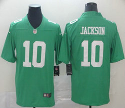 Nike Philadelphia Eagles #10 DeSean Jackson Green Rush Limited Authentic Stitched NFL Jersey
