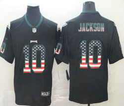 Nike Philadelphia Eagles #10 DeSean Jackson USA flag Lights Out Vapor Untouchable Authentic Stitched NFL jersey
