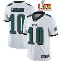 Nike Philadelphia Eagles #10 DeSean Jackson White 24-25 Super Bowl LIX Football Jersey