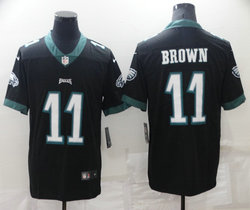 Nike Philadelphia Eagles #11 A. J. Brown Black Vapor Untouchable Authentic Stitched NFL Jersey