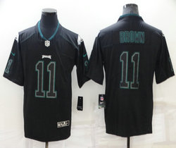 Nike Philadelphia Eagles #11 A. J. Brown Black classics Authentic Stitched NFL Jersey