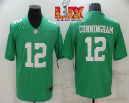 Nike Philadelphia Eagles #12 Randall Cunningham Apple Green Vapor Untouchable Authentic stitched NFL jersey