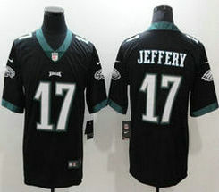 Nike Philadelphia Eagles #17 Alshon Jeffery Black Vapor Untouchable Limited Authentic Stitched NFL Jersey