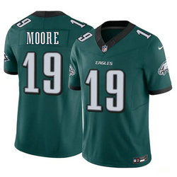 Nike Philadelphia Eagles #19 Elijah Moore Green Authentic Stitched NFL Jersey