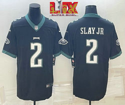 Nike Philadelphia Eagles #2 Darius Slay Jr Black 24-25 Super Bowl LIX Football Jersey