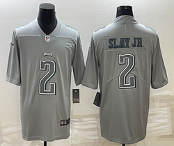 Nike Philadelphia Eagles #2 Darius Slay Jr Grey Atmosphere Vapor Untouchable Jersey