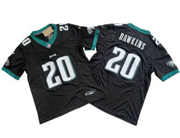 Nike Philadelphia Eagles #20 Brian Dawkins Black 2023 F.U.S.E Authentic Stitched NFL Jersey