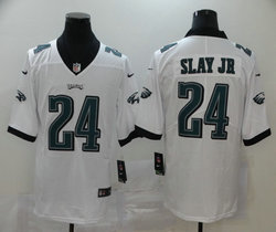 Nike Philadelphia Eagles #24 Darius Slay JR White Vapor Untouchable Authentic Stitched NFL Jersey