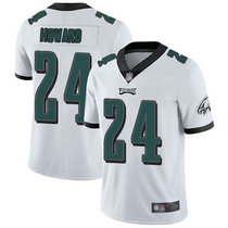 Nike Philadelphia Eagles #24 Jordan Howard White Vapor Untouchable Authentic stitched NFL jersey
