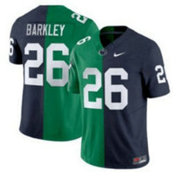 Nike Philadelphia Eagles #26 Saquon Barkley Green Black Authentic Stitched NFL Jersey