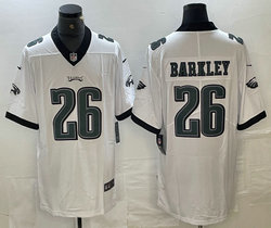 Nike Philadelphia Eagles #26 Saquon Barkley White Vapor Untouchable Stitched NFL Jersey