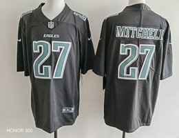 Nike Philadelphia Eagles #27 Quinyon Mitchell Black Fashion NFL jersey