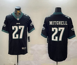 Nike Philadelphia Eagles #27 Quinyon Mitchell Black Vapor Untouchable Authentic stitched NFL jersey