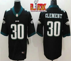 Nike Philadelphia Eagles #30 Corey Clement Black 24-25 Super Bowl LIX Football Jersey