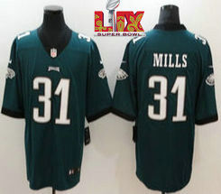 Nike Philadelphia Eagles #31 Jalen Mills Green 24-25 Super Bowl LIX Football Jersey