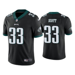 Nike Philadelphia Eagles #33 Josiah Scott Black Vapor Untouchable Authentic stitched NFL jersey