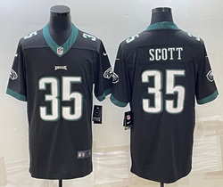 Nike Philadelphia Eagles #35 Boston Scott Black Vapor Untouchable Authentic stitched NFL jersey