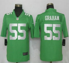 Nike Philadelphia Eagles #55 Brandon Graham Apple Green Limited Vapor Untouchable Authentic stitched NFL jersey