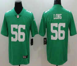 Nike Philadelphia Eagles #56 Chris Long Green Rush Limited Authentic Stitched NFL Jersey