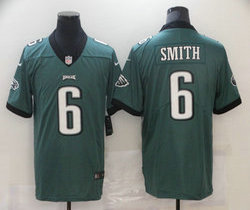Nike Philadelphia Eagles #6 DeVonta Smith Green 2021 NFL Draft Vapor Untouchable Limited Jersey