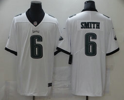 Nike Philadelphia Eagles #6 DeVonta Smith White 2021 NFL Draft Vapor Untouchable Limited Jersey