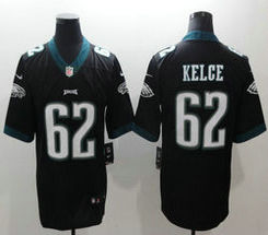 Nike Philadelphia Eagles #62 Jason Kelce Black Limited Vapor Untouchable Authentic stitched NFL jersey