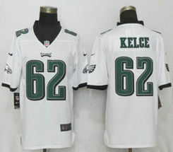 Nike Philadelphia Eagles #62 Jason Kelce White Limited Vapor Untouchable Authentic stitched NFL jersey