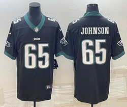 Nike Philadelphia Eagles #65 Lane Johnson Black Authentic stitched NFL jersey