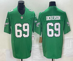 Nike Philadelphia Eagles #69 Landon Dickerson Green 2023 F.U.S.E. Authentic stitched NFL jersey