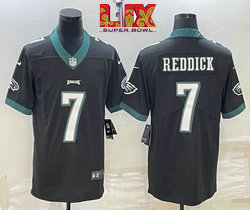 Nike Philadelphia Eagles #7 Haason Reddick Black 24-25 Super Bowl LIX Football Jersey