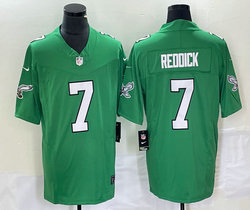 Nike Philadelphia Eagles #7 Haason Reddick Green Throwback 2023 F.U.S.E. Authentic stitched NFL jersey