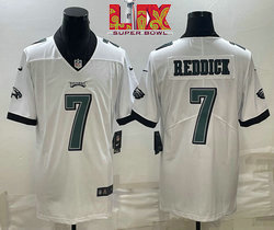 Nike Philadelphia Eagles #7 Haason Reddick White 24-25 Super Bowl LIX Football Jersey