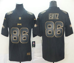 Nike Philadelphia Eagles #86 Zach Ertz Black Gold Vapor Untouchable Authentic Stitched NFL jersey