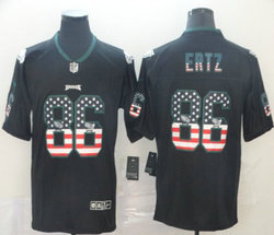 Nike Philadelphia Eagles #86 Zach Ertz USA flag Lights Out Vapor Untouchable Authentic Stitched NFL jersey