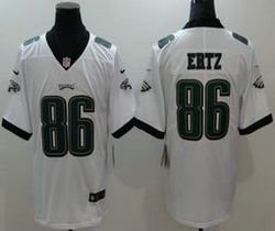 Nike Philadelphia Eagles #86 Zach Ertz White Vapor Untouchable Authentic Stitched NFL Jersey