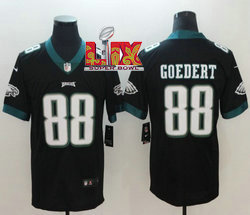 Nike Philadelphia Eagles #88 Dallas Goedert Black 24-25 Super Bowl LIX Football Jersey