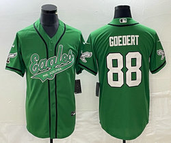 Nike Philadelphia Eagles #88 Dallas Goedert Green 2(II) Joint baseball jersey