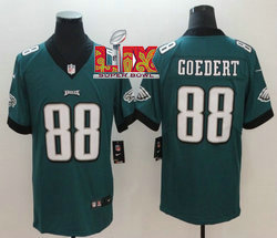 Nike Philadelphia Eagles #88 Dallas Goedert Green 24-25 Super Bowl LIX Football Jersey