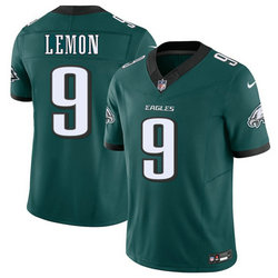 Nike Philadelphia Eagles #9 Makai Lemon Green 2026 Draft Authentic Stitched NFL Jersey