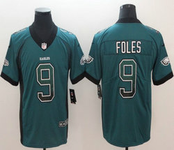 Nike Philadelphia Eagles #9 Nick Foles Drift Fashion Green Limited Vapor Untouchable Authentic stitched NFL jersey
