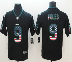 Nike Philadelphia Eagles #9 Nick Foles USA Flag Vapor Untouchable Authentic Stitched NFL Jersey