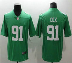 Nike Philadelphia Eagles #91 Fletcher Cox Green Rush Limited Authentic Stitched NFL Jersey