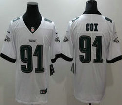 Nike Philadelphia Eagles #91 Fletcher Cox White Vapor Untouchable Authentic stitched NFL jersey