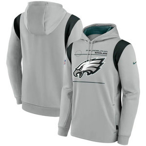 Nike Philadelphia Eagles Gray Pullover Hoodie