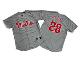Nike Philadelphia Phillies #28 Alec Bohm Limited Authentic Stitched MLB Jersey