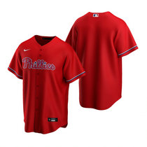 Nike Philadelphia Phillies #Blank Red Game Authentic Stitched MLB Jersey